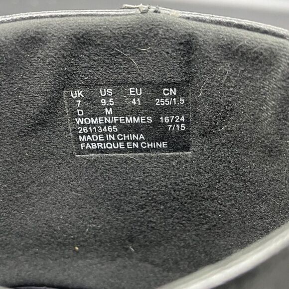 Clarks Riddle Wonder Moto Riding Boot womens 9.5 26113465 Black ankle boot biker - Picture 7 of 8